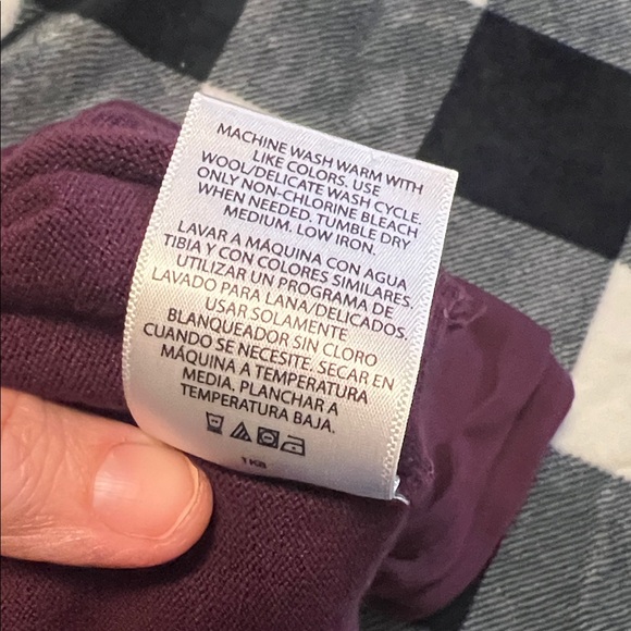 Time & Tru Metropolis Burgundy Cardigan size XXL (20) - Picture 10 of 10